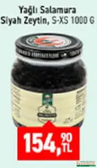 TARIM KREDİ YAĞLI SALAMURA SİYAH ZEYTİN S-XS 1000 G fiyat ve kampanya bilgisi